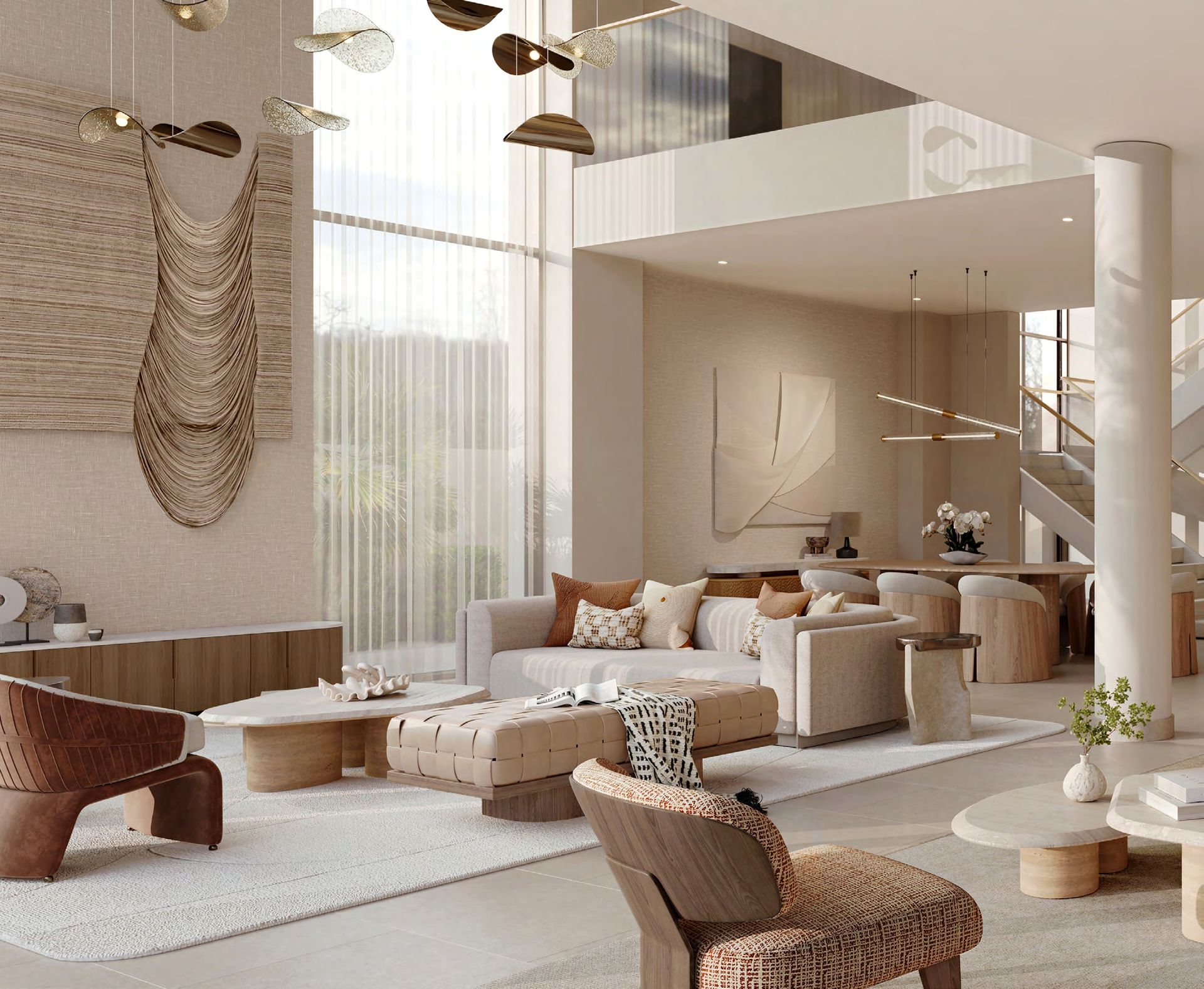 Bay Estate garden villa living room