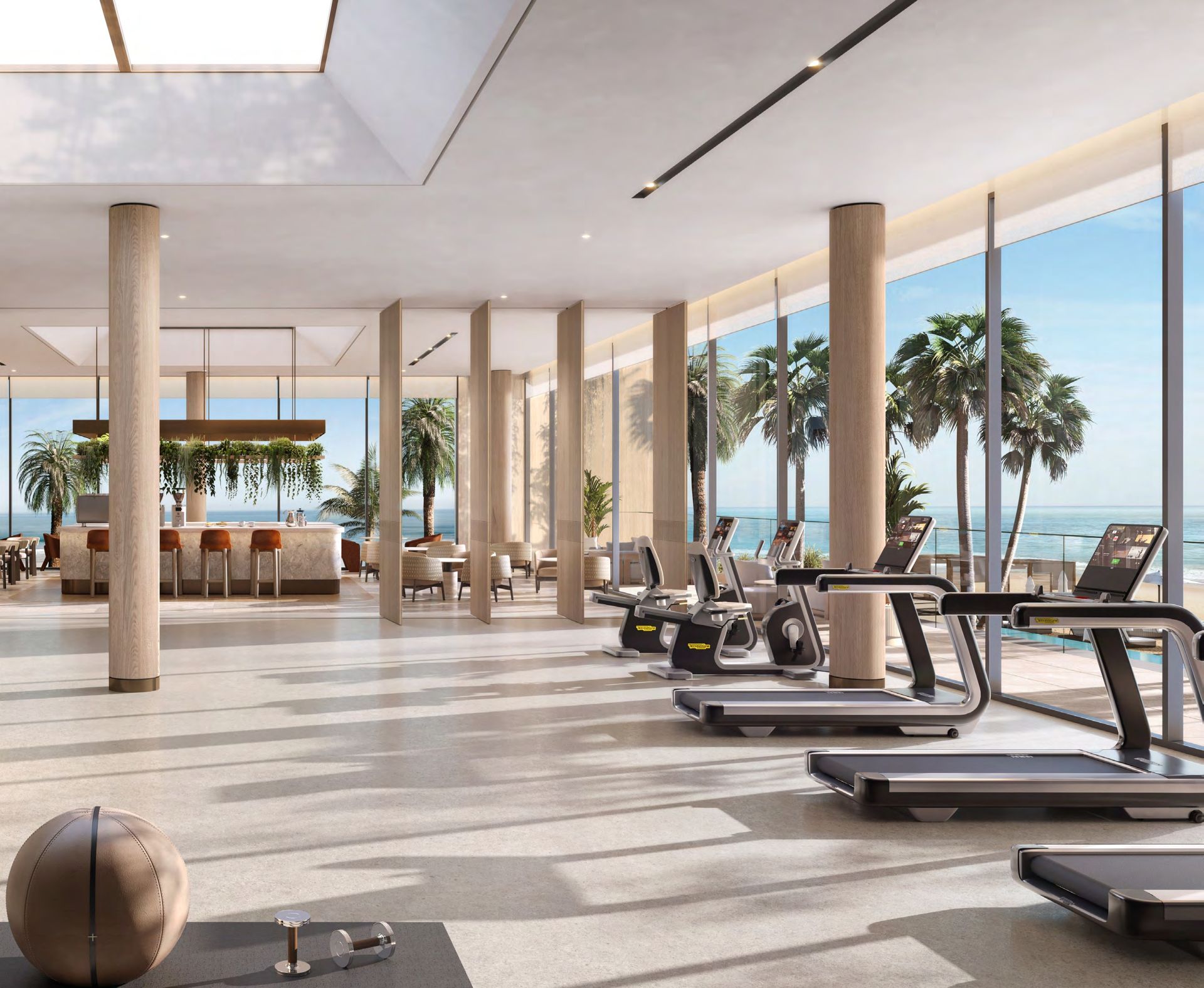 Bay Estate gym and café